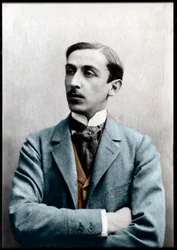 Retrato de Maurice Barrès (1862-1923), novelista, periodista y político socialista francés